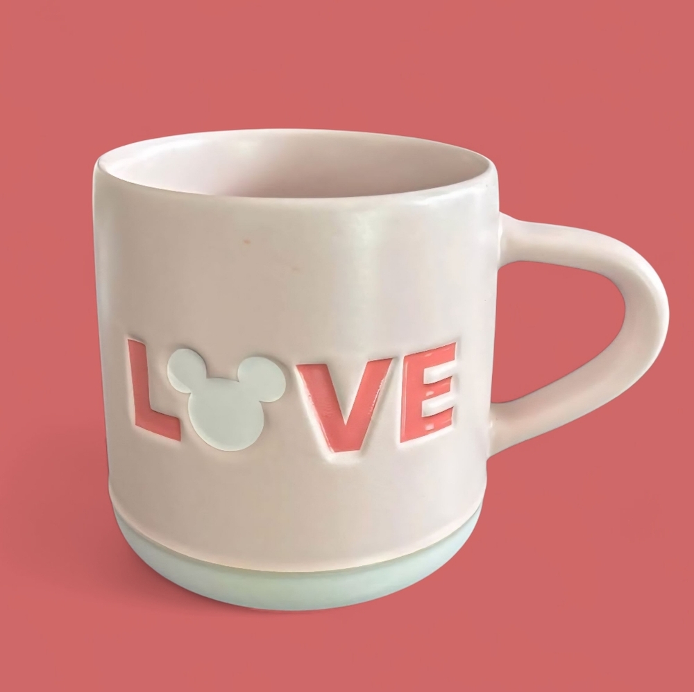 Disney Love Mug - Pink and Cream - Picture 1 of 3